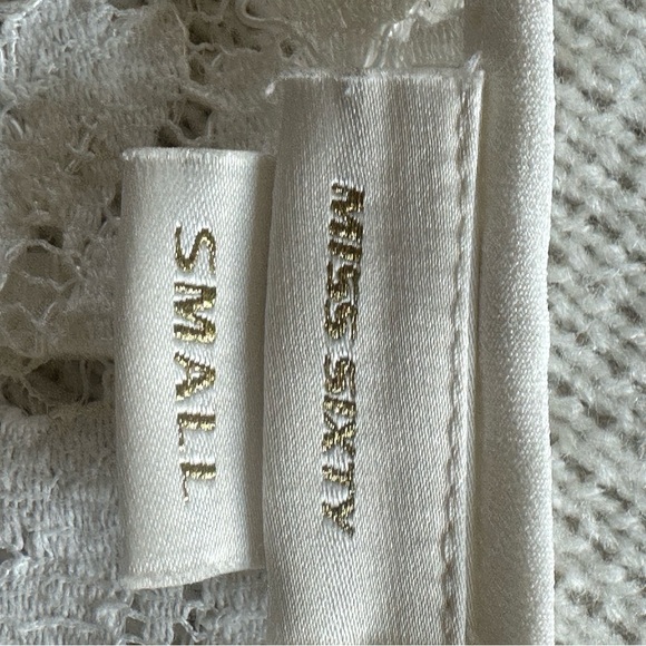 Miss Sixty white lace zip jacket size small - Picture 5 of 5